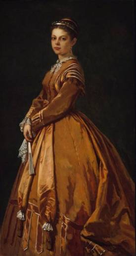 Olivia Buckminster Lothrop Mrs. Lewis William Tappan Jr. ca. 1860	by William Morris Hunt 1824-1879 	Museum of Fine Arts Boston 27.457